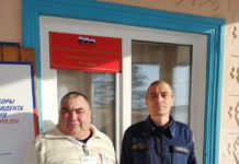 Огнеборцы Советского района обеспечили пожарную безопасность во время проведения выборов Президента России
